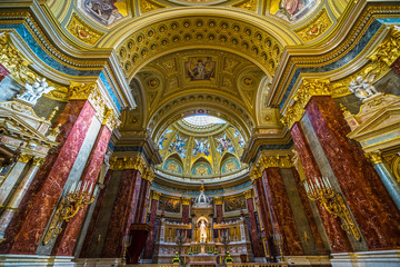 Fototapeta na wymiar Budapest, St. Stephen’s Cathedral. Hungary