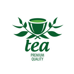 vector logo tea