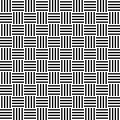 Seamless black white stripe pattern