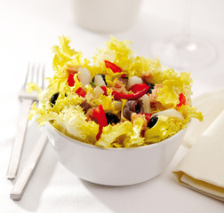 Mediterranean endive salad