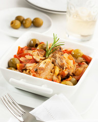 Chicken with vegetables