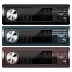 Fototapeta premium Car audio