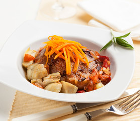 Pork and artichoke