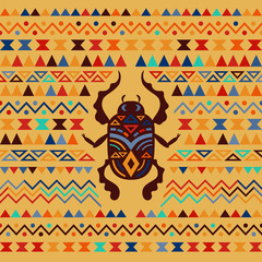 Abstract Tribal Ornamental Background