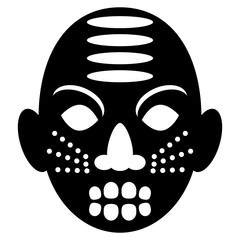 African Masks tribal design