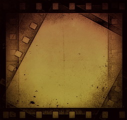 Naklejka premium grunge film strip background