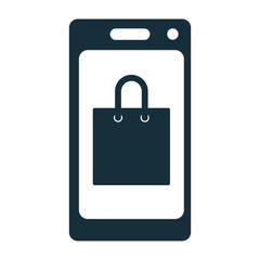 mobile shopping online icon