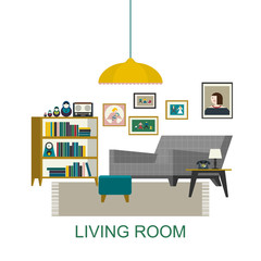 Living room interior - 105243147