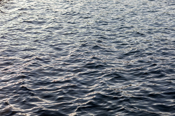 Lake water texture. soft focus