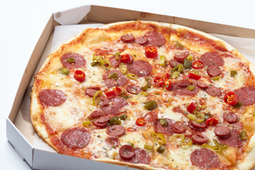 pizza in the box