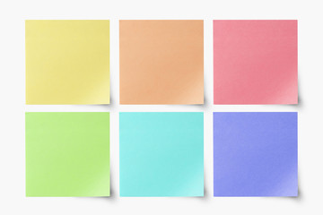 colorful sticky notes