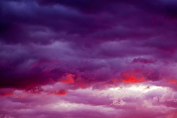 Pink and purple sky