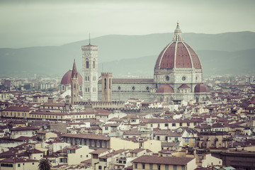 Cathedral Santa Maria del Fiore in Florence, Italy