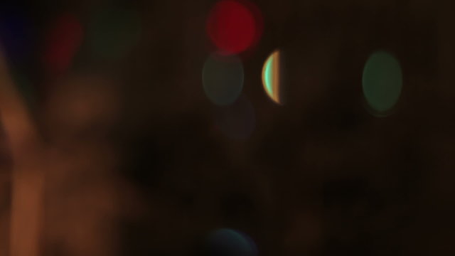 defocused bokeh lights