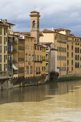 Fototapeta na wymiar Traditional architecture in Florence, Italy