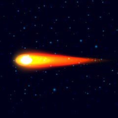 Fiery comet © zhenyakot