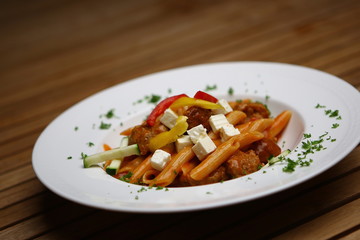 penne bolognese spaghetti