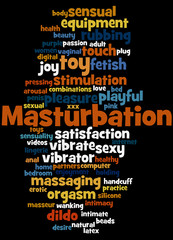 Masturbation, word cloud concept 5