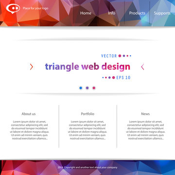 Abstract Creative concept vector website template. For modern web and mobile Applications isolated on background, interface, illustration design, business infographic and social multimedia icon. 