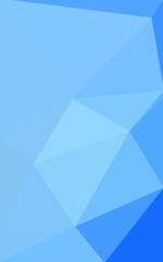 Obraz premium Blue polygonal design pattern, which consist of triangles and gradient in origami style.