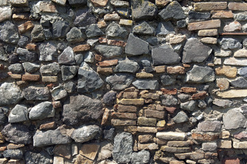 Trockenmauer; Natursteinmauer