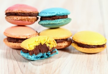 Pile of macrons