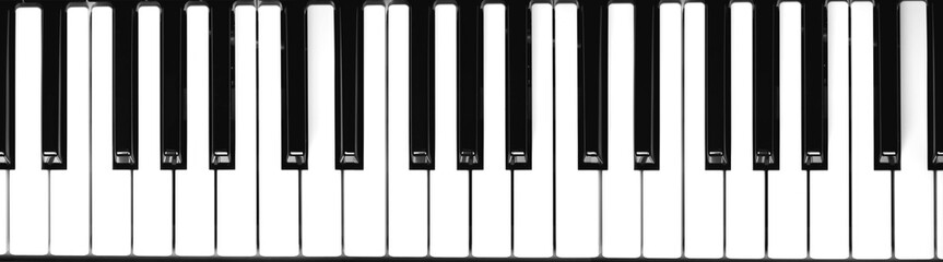 Music keyboard keys