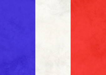 France Vintage Flag