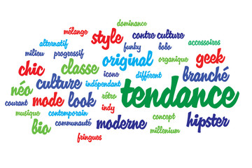 WEB ART DESIGN Tag cloud tendance mode chic classe moderne 010