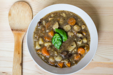 vegetarian potato soup