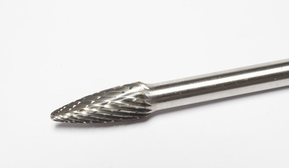 operator use carbide burr grinding mold