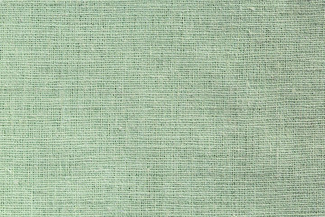 Pale green Fabric Background with clear Canvas Texture