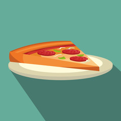 delicious pizza design 