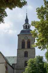 Fototapeta na wymiar St. -Aegidius-Kirche in Wiedenbrück, Nordrhein-Westfalen