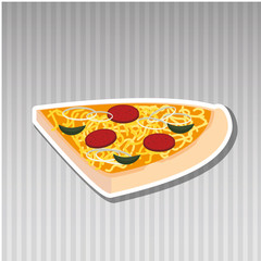 delicious pizza design 