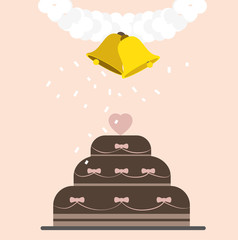 Hochzeit Glocken Hochzeitstorte