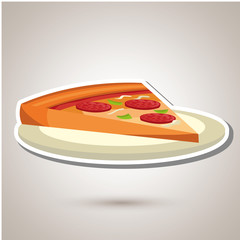 delicious pizza design 