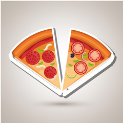 delicious pizza design 