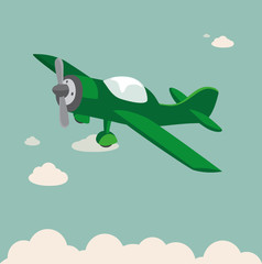 Propellerflugzeug Flugzeug Vektor