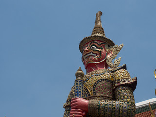 Thailand giant art sculptures.