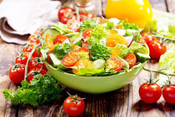 bowl of fresh salad