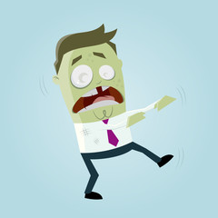 funny business zombie man