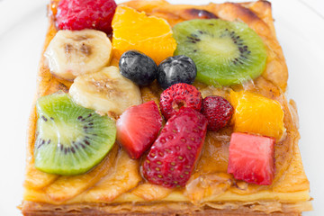 Mixed fruit tart