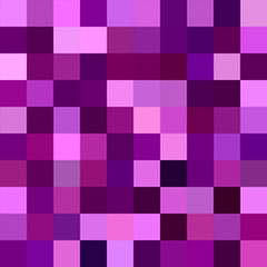 Purple color square mosaic vector background