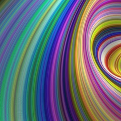 Fototapeta premium Colorful storm - abstract art background