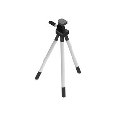 Tripod icon, isometric 3d style 