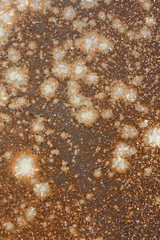 Détail d'un mur à Paris représentant un constellation étoilée