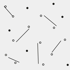 Geometric simple black and white minimalistic pattern, rectangles or stained-glass window. Can be used as wallpaper, background or texture.