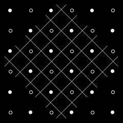 Geometric simple black and white minimalistic pattern, rectangles or stained-glass window. Can be used as wallpaper, background or texture.