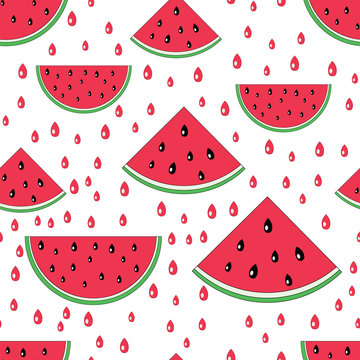 Watermelon seamless pattern